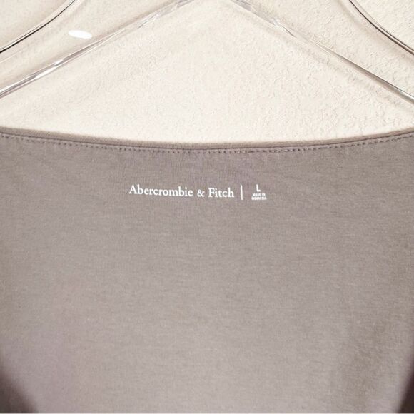 Abercrombie One Piece Bodysuit Long Sleeve Square Neckline Size Large Thong - Picture 2 of 5